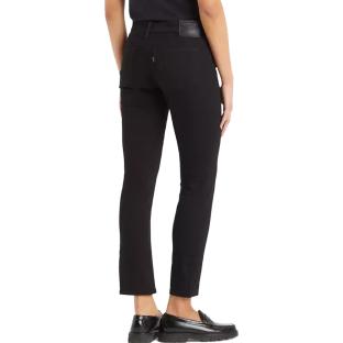 Jean 712 Slim Noir Femme Levi's Welt Pocket 1 vue 0