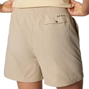 Pantalones cortos de senderismo beige para mujer Columbia Cedar Crest ver 0