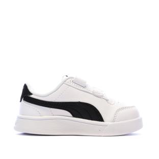 Baskets Blanc/Noir Garçon Puma Shuffle vue 0