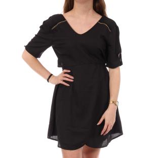 Kaporal CADIA Vestido Negro Mujer ver 0