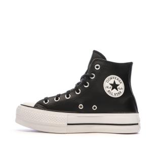 Converse Women's Chuck Taylor All Star Lift Black Sneakers Photo of the Espace des Marques %store% store - view of %key%