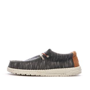 Chaussures Grises Chiné Homme Hey Dude Wally Jersey vue 0