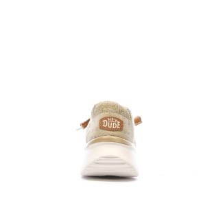 Chaussures Beiges/Dorées Femme Hey Dude Wally Sport Mesh vue 0