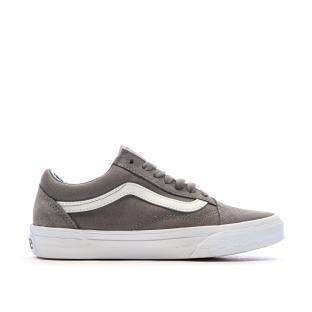 Zapatillas gris mujer Vans Old Skool Check Bumper ver 0