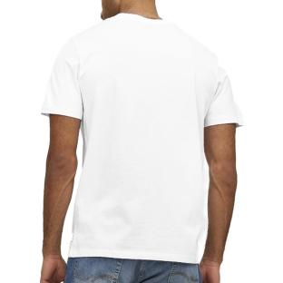 T-shirt Blanc Homme Jack & Jones Basic V vue 0