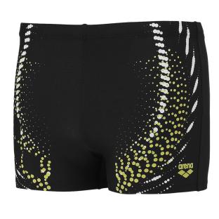 Maillot de bain Noir/Vert Homme Arena Graphic vue 0
