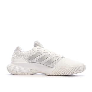 Weiße Damen Adidas Gamecourt 2 W Tennisschuhe Ansicht 0