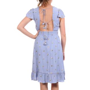 Vestido azul claro para mujer GOA chica ver 0