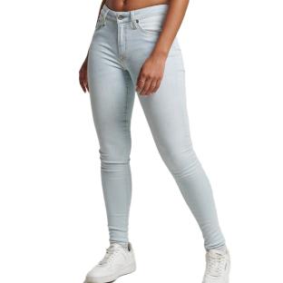 Jean Skinny Bleu Clair Femme Superdry Vintage Rise vue 0