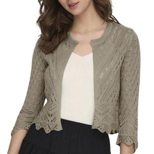 Women's Brown Cardigan JDY Sun 3/4 Cropped Photo of the Espace des Marques %store% store - view of %key%