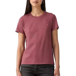 T-Shirt Bordeaux Femme Levi's Perfect 1 vue 0