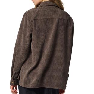 Brown Women’s Pieces Corduroy Overshirt Photo of the Espace des Marques %store% store - view of %key%