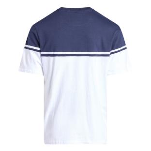 T-Shirt Weiß/Marine Mann Fila Print Ansicht 0