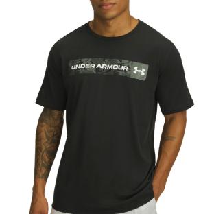 Under Armour Men’s Black Camo Chest Stripe T-shirt Photo of the Espace des Marques %store% store - view of %key%