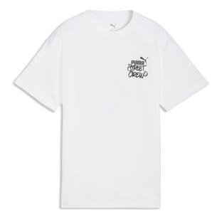 Weißes Puma-T-Shirt für Jungen, Relaxed-Passform Ansicht 0