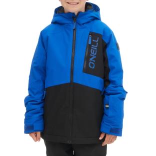 Blau/schwarze Skijacke für Jungen von O'Neill Jacksaw Ansicht 0
