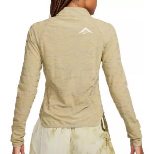 T-shirt Manches Longues Kaki Femme Nike Midlayer vue 0