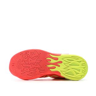 Chaussures de Basketball Jaune/Rose Puma Mb.04 1love vue 0