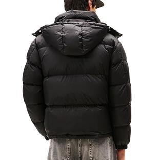 Schwarze Daunenjacke Männlich Tommy Hilfiger Alaska Ansicht 0