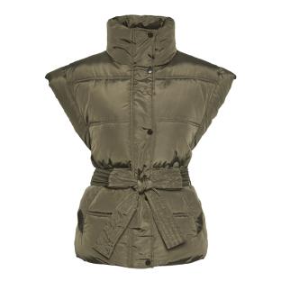 Women's Khaki Jacket Pieces Noora Photo of the Espace des Marques %store% store - view of %key%
