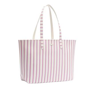 Sac Cabas Réversible Rose/Blanc Femme Lacoste Anna vue 0