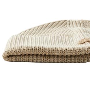 Bonnet Beige Homme Lacoste viennese vue 0
