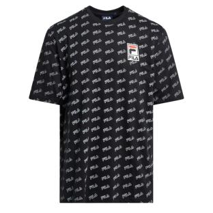 T-shirt Noir Homme Fila Flat Print vue 0