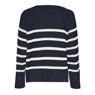 Pieces Sia Jersey Azul Marino/Blanco Mujer ver 0