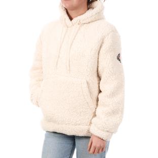 Sherpa-Jacke Ecru Frau Sherpa Compagnie des Amériques MARGAUX Ansicht 0