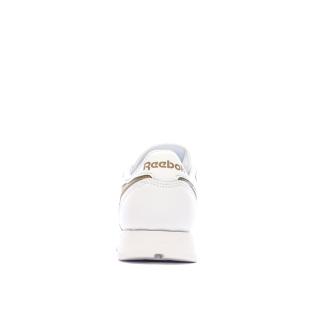 Baskets Blanc/Marron Femme Reebok Classic Leather vue 0