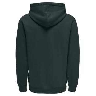 Grünes Herren-Kapuzensweatshirt von Only & Sons Ceres Ansicht 0