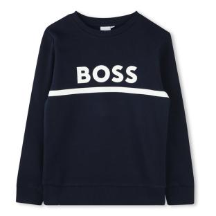 Sudadera azul marino para niño de Hugo Boss J52732 ver 0