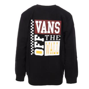 Sweatshirt Schwarz Männlich Vans Logo Fleece Ansicht 0