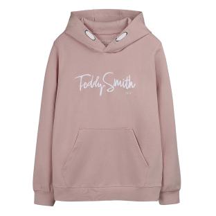 Teddy Smith Evry1 Old Rose Boys’ Hooded Top Photo of the Espace des Marques %store% store - view of %key%