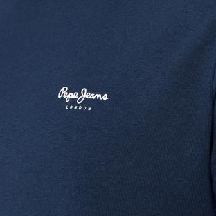 Marine T-Shirt Mann Pepe Jeans Original Basic Ansicht 0