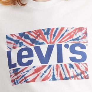 T-shirt Blanc Homme Levi's vue 0
