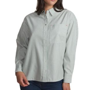 Chemise Rayures Vert Femme TBS Oxygene vue 0