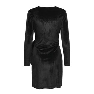Vestido de terciopelo negro para mujer JDY Velvet Wrap ver 0