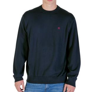 Sweatshirt Marine Herren Calvin Klein Jeans Eu Ls Cotton Relaxed Ansicht 0