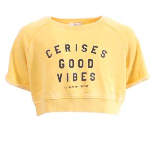 Sweat Court Jaune Fille Le Temps Des Cerises Damina vue 0