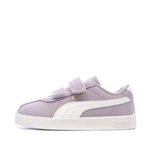 Baskets Mauves Fille Puma Club vue 0