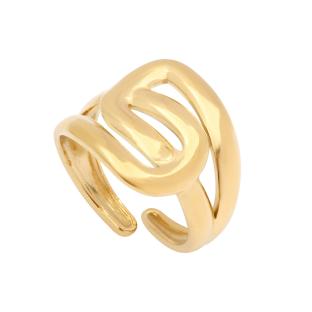 Clio Blue Women's Gold Ring BA0019 Photo of the Espace des Marques %store% store - view of %key%