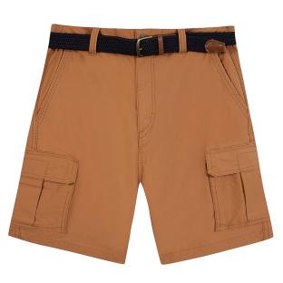 Short Marron Homme TBS Teck vue 0