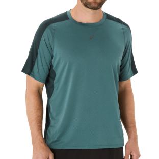 Camiseta Asics Fujitrail Azul Hombre ver 0