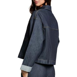 Veste en jean Bleu Brut Femme Morgan JAMES vue 0