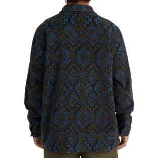 Camisa de abrigo negra/azul con estampado para hombre O'Neill Superfleece ver 0