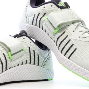 Chaussures d'haltérophilie Verte Pale Homme Adidas The Total vue 0