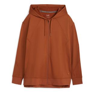 Sweat à Capuche Zippé Marron Femme Puma Train vue 0