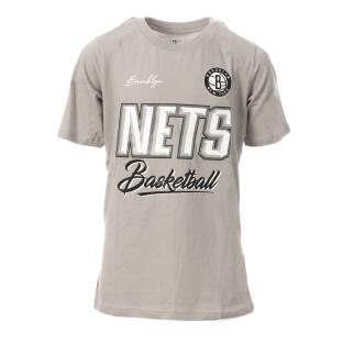 Camiseta gris/blanca de niño NBA Brooklyn Nets ver 0