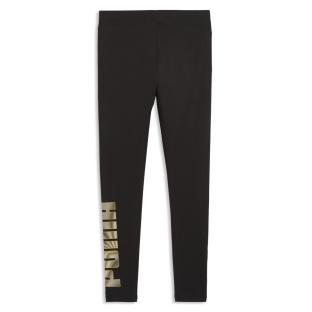 Legging Noir Logo Doré Femme Puma Metalli vue 0